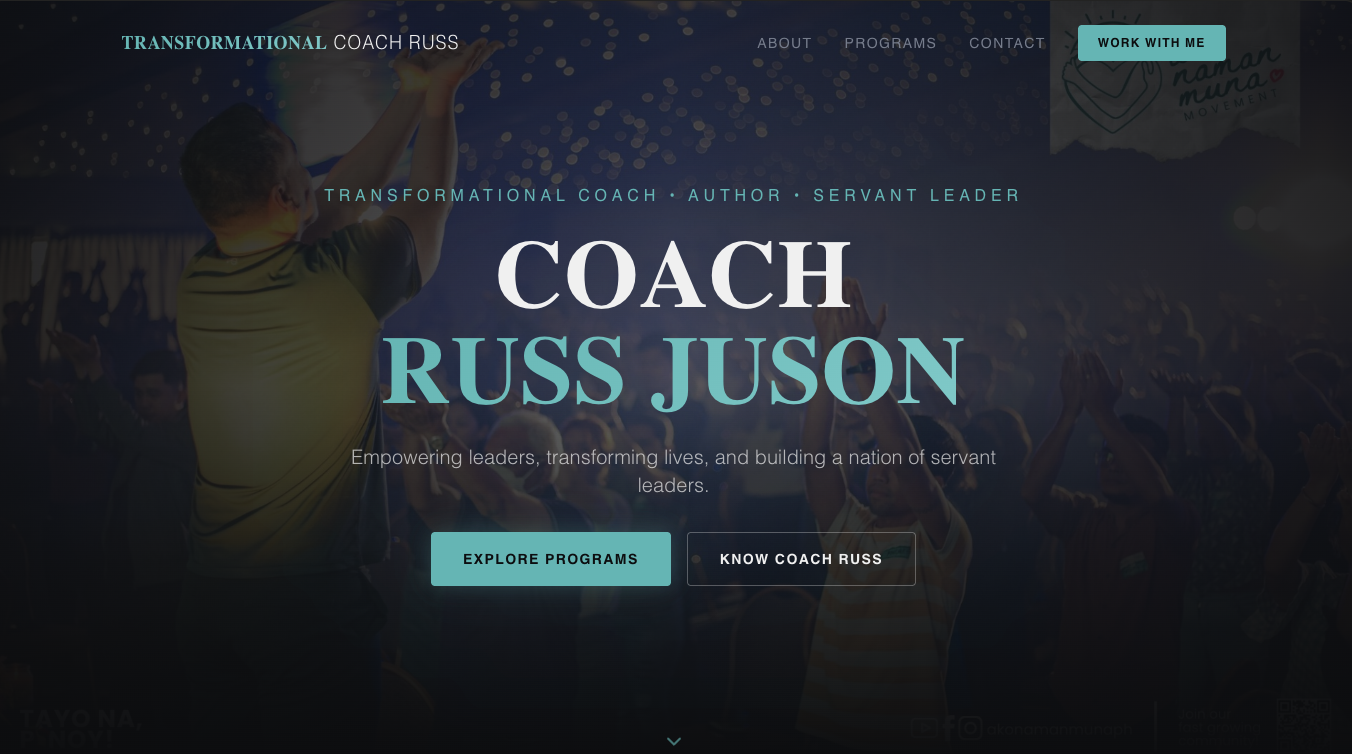 Coach Russ Juson | Transformational Leadership Coach